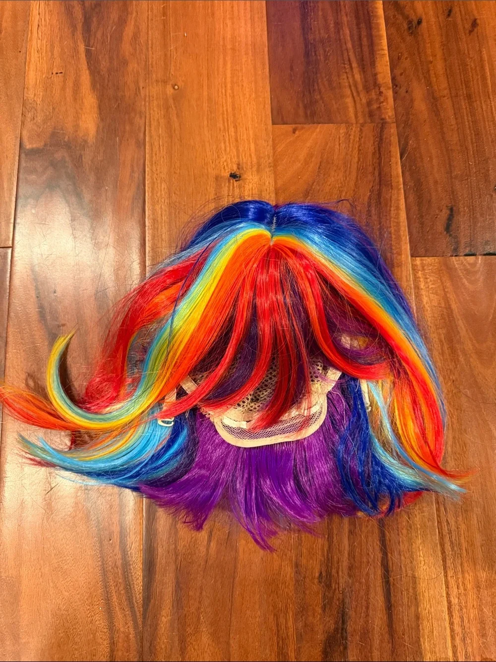 Rainbow Wig Multicolor - new in packaging